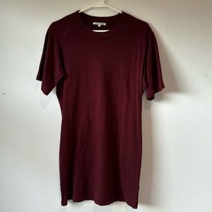 Cotton citizen maroon shirt dress